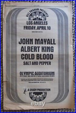 12 Original Concert Posters-la Free Press-all 11 X 17 Inches-kaleidoscope-whisky