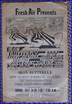 12 Original Concert Posters-la Free Press-all 11 X 17 Inches-kaleidoscope-whisky