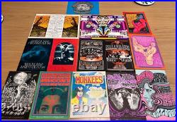 14 Bill Graham Postcard Handbill Lot Fillmore Avalon Grateful Dead Family Dog