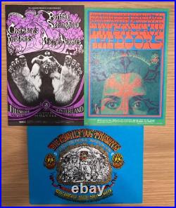 14 Bill Graham Postcard Handbill Lot Fillmore Avalon Grateful Dead Family Dog