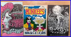14 Bill Graham Postcard Handbill Lot Fillmore Avalon Grateful Dead Family Dog