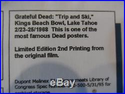 14x22 02/23-25/1968 GREATFUL DEAD TRIP AND SKI KINGS BEACH BOWL, LAKE TAHOE