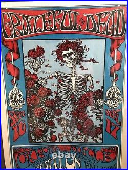 1966 FD-26 Grateful Dead Skeleton and Roses Concert Poster Graded CGC 9.6
