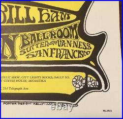 1966 Mouse Kelley Grateful Dead Family Dog Fillmore Era Poster Fd 22 Mint