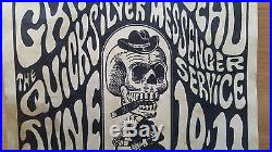 1966 Original Grateful Dead Quicksilver Wes Wilson Handbill