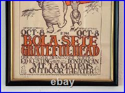 1966 Peace Pooh 1st Version Original Handbill for Grateful Dead & Bola Sete