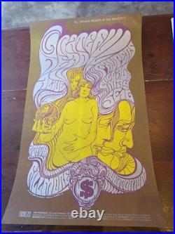1967 BG-62 Grateful Dead Fillmore Auditorium Poster 2nd Printing