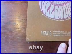 1967 BG-62 Grateful Dead Fillmore Auditorium Poster 2nd Printing