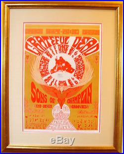 1967 Grateful Dead 1st Print AOR 2.224 Straight Theater by Chris Braga. NM/Mint