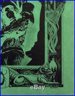 1967 Grateful Dead Debut Album Handbill Flyer by Rick Griffin Fillmore Era