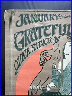 1967 Grateful Dead FD-45 1 First Print Mouse Concert Poster