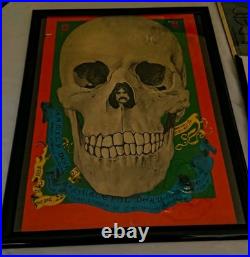 1967 Grateful Dead Original Concert Poster. Framed. Original First Printing