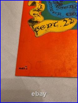 1967 Grateful Dead Original Concert Poster. Framed. Original First Printing