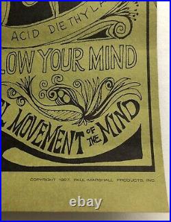 1967 Lysergic Acid Pills Psychedelic LSD Sandoz Owsley Grateful Dead Ken Kesey