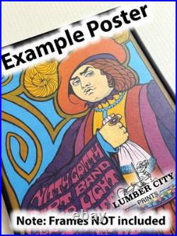 1967 Winterland Grateful Dead Moby Grape Concert Poster Wall Art Print