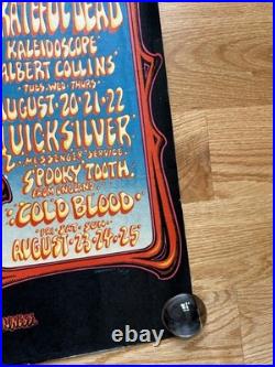 1968 BG-133 The Who Grateful Dead CCR Original Concert Fillmore West Poster