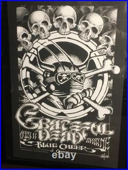 1968 ORIGINAL Grateful Dead Blue Cheer The Shrine Poster Rick Griffin! P30