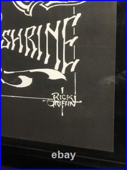 1968 ORIGINAL Grateful Dead Blue Cheer The Shrine Poster Rick Griffin! P30