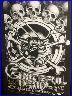 1968 ORIGINAL Grateful Dead Blue Cheer The Shrine Poster Rick Griffin! P30
