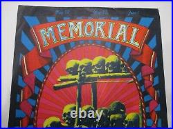 1968 Original Grateful Dead Memorial Day Concert Handbill Carousel Ballroom Vg