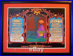 1968 The Who Grateful Dead 1st Print BG-133 Poster by Griffin and Kelley NM/Mint