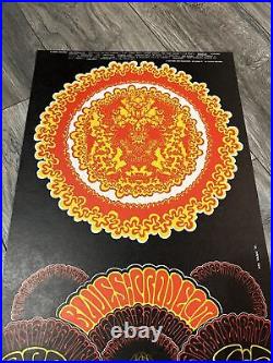 1968 WES WILSON CHET HELMS BLUES PROJECT FAMILY DOG POSTER FD 113 1st Edition