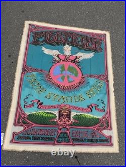 1969 Aoxomoxoa Grateful Dead Hawaiian Concert Wall Hanging Banner Rick Griffin