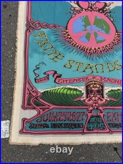 1969 Aoxomoxoa Grateful Dead Hawaiian Concert Wall Hanging Banner Rick Griffin