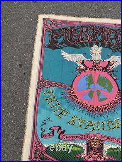 1969 Aoxomoxoa Grateful Dead Hawaiian Concert Wall Hanging Banner Rick Griffin