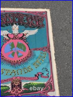 1969 Aoxomoxoa Grateful Dead Hawaiian Concert Wall Hanging Banner Rick Griffin
