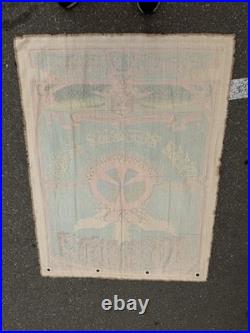 1969 Aoxomoxoa Grateful Dead Hawaiian Concert Wall Hanging Banner Rick Griffin