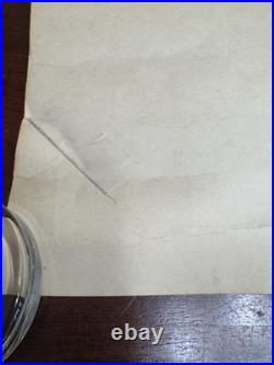 1969 ORIGINAL WOODSTOCK 18x24.5 POSTER BETHEL NEW YORK, GRATEFUL DEAD, SANTANA