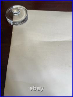 1969 ORIGINAL WOODSTOCK 18x24.5 POSTER BETHEL NEW YORK, GRATEFUL DEAD, SANTANA