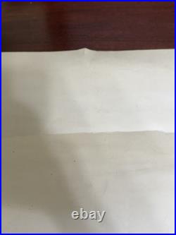 1969 ORIGINAL WOODSTOCK 18x24.5 POSTER BETHEL NEW YORK, GRATEFUL DEAD, SANTANA