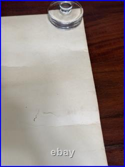 1969 ORIGINAL WOODSTOCK 18x24.5 POSTER BETHEL NEW YORK, GRATEFUL DEAD, SANTANA