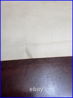 1969 ORIGINAL WOODSTOCK 18x24.5 POSTER BETHEL NEW YORK, GRATEFUL DEAD, SANTANA