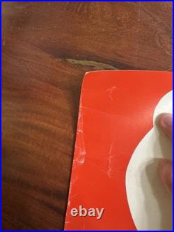 1969 ORIGINAL WOODSTOCK 18x24.5 POSTER BETHEL NEW YORK, GRATEFUL DEAD, SANTANA