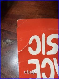 1969 ORIGINAL WOODSTOCK 18x24.5 POSTER BETHEL NEW YORK, GRATEFUL DEAD, SANTANA