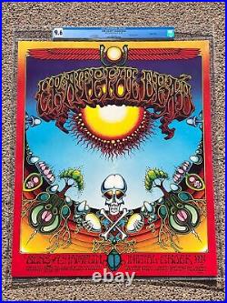 1969 The Grateful Dead Avalon Ballroom Classic Aoxomoxoa Concert Poster CGC 9.6