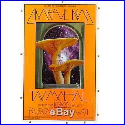 1970 Original 1st Printing GRATEFUL DEAD Mushroom Man Bill Graham # 216 Poster