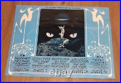 1971 Grateful Dead, Bill Graham Fillmore West Closing Week Poster Bg287, Singer