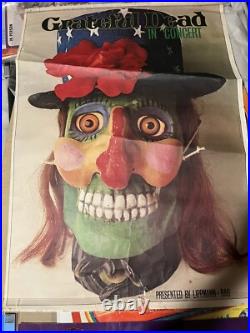 1972 Grateful Dead Gunther Kieser Germany Tour Blank Poster
