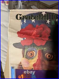1972 Grateful Dead Gunther Kieser Germany Tour Blank Poster