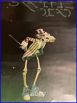 1977 The Grateful Dead ORIGINAL Movie Poster UNCLE SAM Gutierrez Round Reels P34
