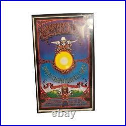 1982 Grateful Dead Rick Griffin Aoxomoxoa Hawaii Poster Framed 12.5 X 20 Inches