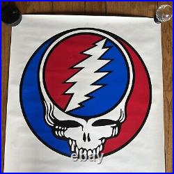 1985 Original The Grateful Dead Steal Your Face Poster by Grateful Dead Prod