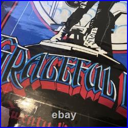 1985 RARE POSTER Grateful Dead Original Watercolor Laminated Poster MINT