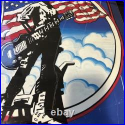 1985 RARE POSTER Grateful Dead Original Watercolor Laminated Poster MINT
