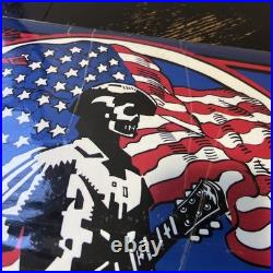 1985 RARE POSTER Grateful Dead Original Watercolor Laminated Poster MINT