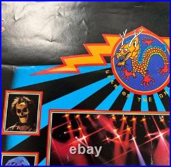 1987 Original Grateful Dead Calendar Poster with 1988 Tour Dates, RARE